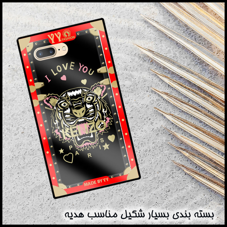 کاور مدل صندوقی کد KENB مناسب برای گوشی موبایل اپل iPhone 6/6S به همراه پلاک آویز