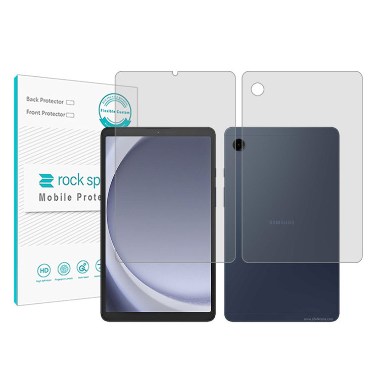 محافظ صفحه نمایش شفاف راک اسپیس مدل Hygel مناسب برای تبلت سامسونگ Galaxy Tab A9 به همراه محافظ پشت تبلت