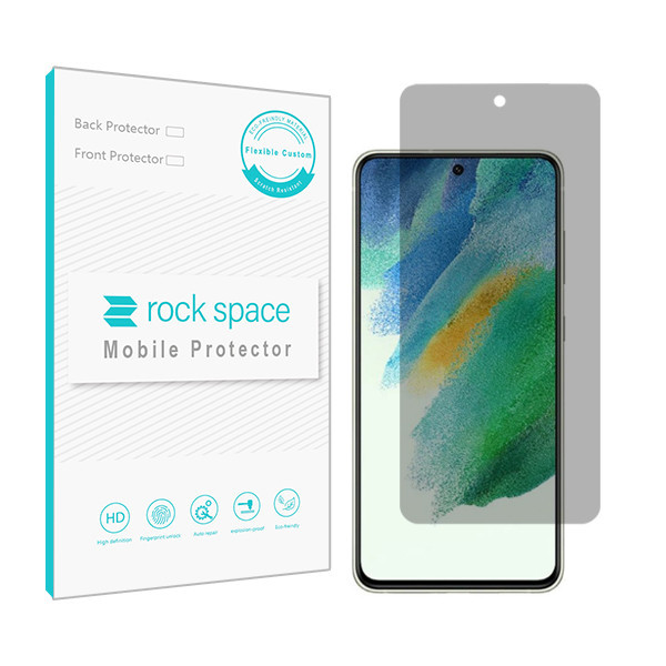 محافظ صفحه نمایش حریم شخصی راک اسپیس مدل HyPRV مناسب برای گوشی موبایل سامسونگ Galaxy S21 FE 5G