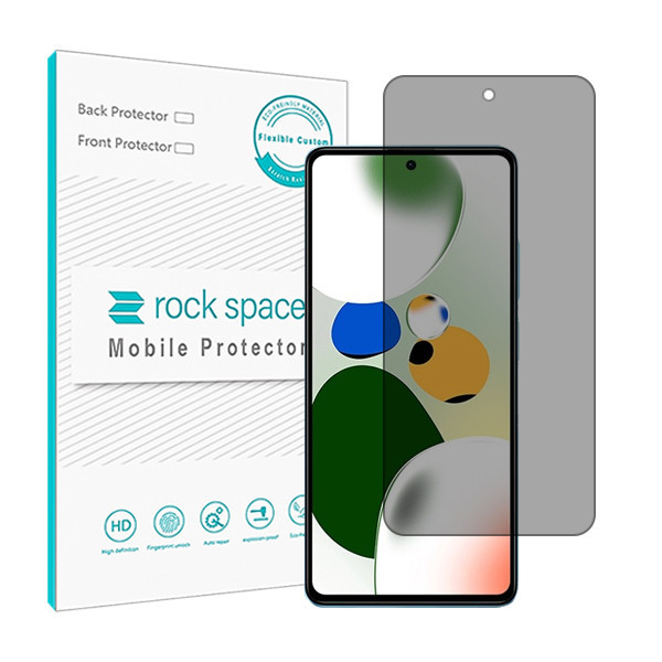محافظ صفحه نمایش پرایوسی راک اسپیس مدل HyPRV مناسب برای گوشی موبایل شیائومی Redmi Note 12 Pro Speed