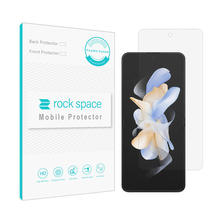 محافظ صفحه نمایش شفاف راک اسپیس مدل Hygel مناسب برای گوشی موبایل سامسونگ Galaxy Z Flip4