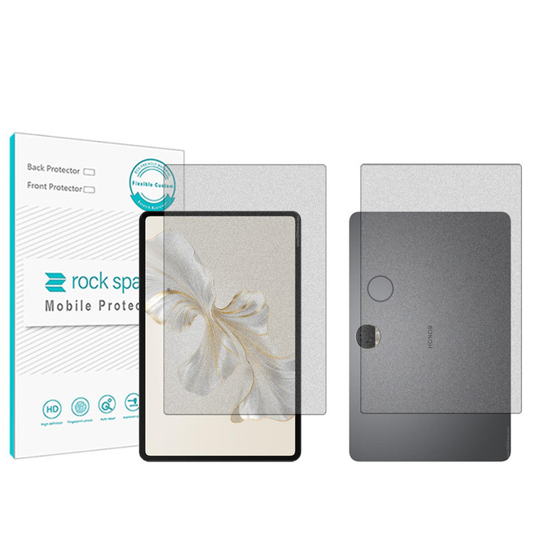محافظ صفحه نمایش مات راک اسپیس مدل HyMTT مناسب برای تبلت آنر Pad 9 به همراه محافظ پشت تبلت