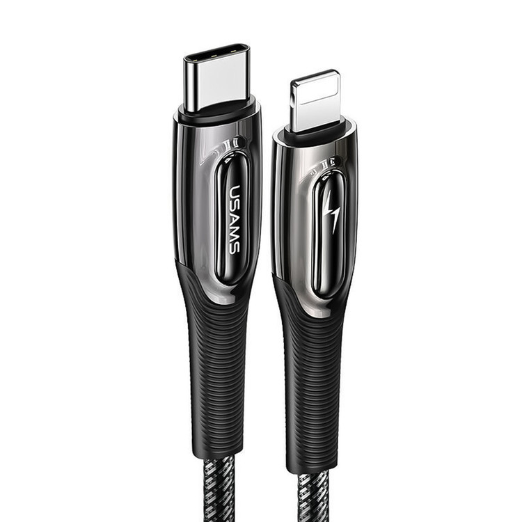 کابل تبدیل USB-C به لایتنینگ مدل US-SJ518 طول 1.2 متر