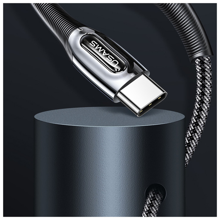 کابل تبدیل USB-C به لایتنینگ مدل US-SJ518 طول 1.2 متر
