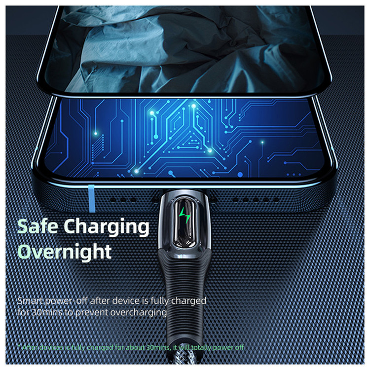 کابل تبدیل USB-C به لایتنینگ مدل US-SJ518 طول 1.2 متر