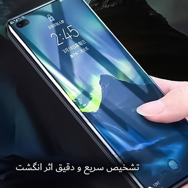 محافظ صفحه نمایش شفاف راک اسپیس مدل HyGEL مناسب برای گوشی موبایل شیائومی Poco M6 Pro به همراه محافظ پشت