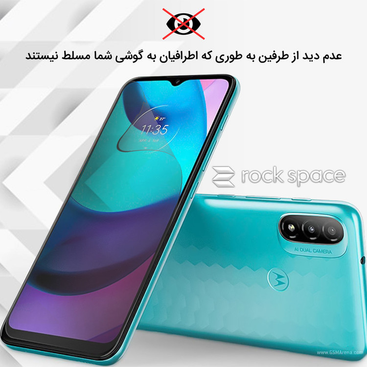 محافظ صفحه نمایش حریم شخصی راک اسپیس مدل 180F-01Y مناسب برای گوشی موبایل موتورولا Moto E20
