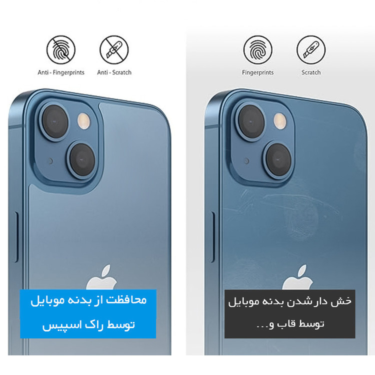 گلس محافظ پشت گوشی نانو هیدروژل مدل مناسب برای گوشی موبایل گوگل Pixel 8