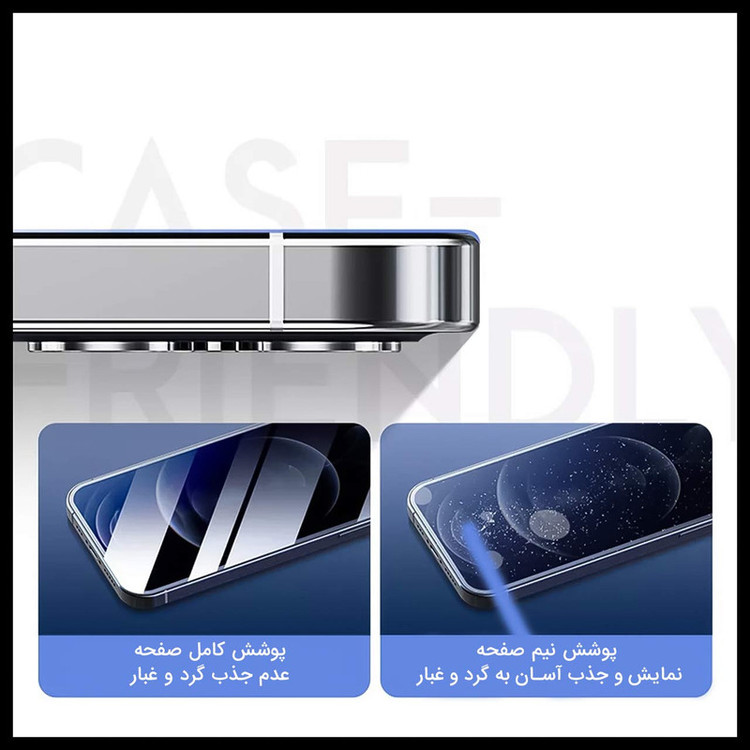 محافظ صفحه نمایش هیدروژل نانو مدل Camera Cut مناسب برای گوشی موبایل اپل iPhone 13 Mini