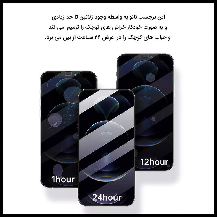 گلس محافظ صفحه نمایش هیدروژل نانو مدل مناسب برای گوشی موبایل آنر 50 Lite