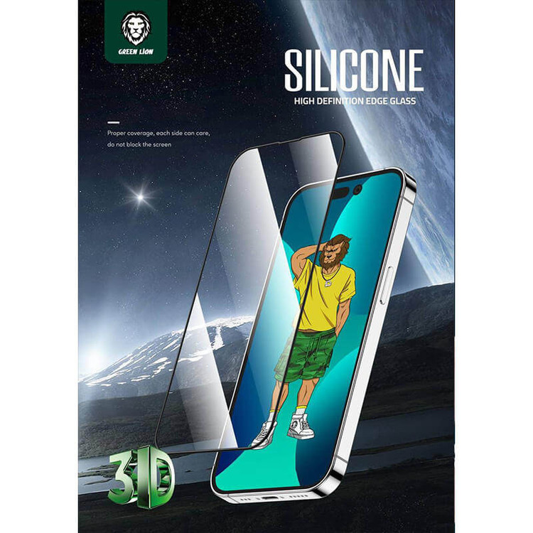 محافظ صفحه نمایش گرین مدل Silicone-HD Plus مناسب برای گوشی موبایل اپل iPhone 13 /13 pro / 14