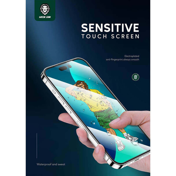 محافظ صفحه نمایش گرین مدل Silicone-HD Plus مناسب برای گوشی موبایل اپل iPhone 13 /13 pro / 14
