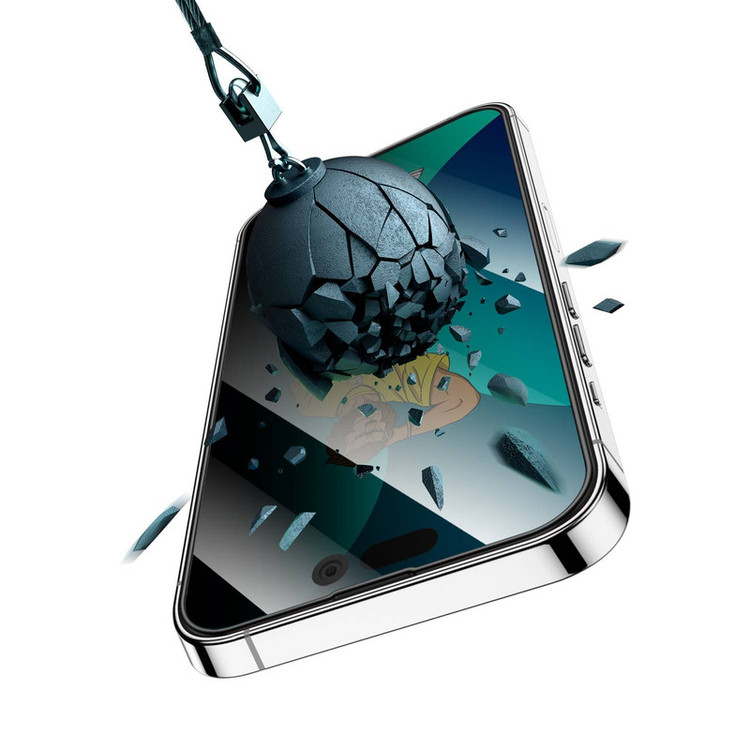 محافظ صفحه نمایش حریم شخصی گرین مدل Silicone Privacy-HD Plus مناسب برای گوشی موبایل اپل iPhone 14 Pro Max
