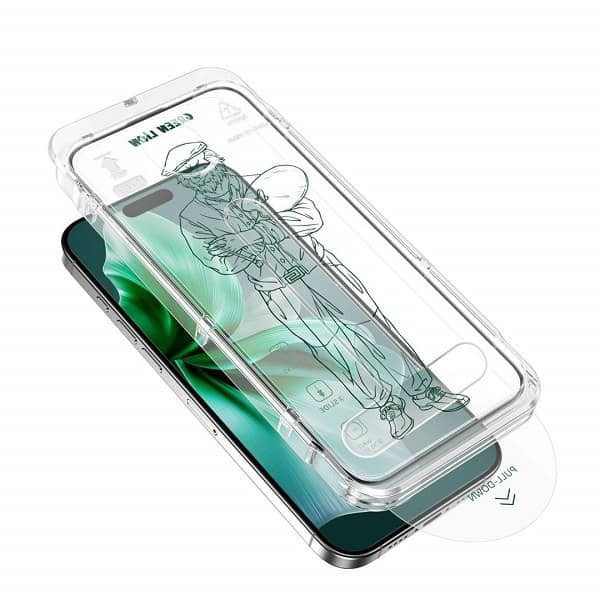 محافظ صفحه نمایش گرین لاین مدل Picasso 3D مناسب برای گوشی موبایل اپل iphone 16 pro