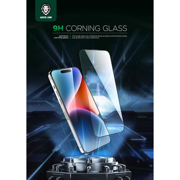 محافظ صفحه نمایش گرین لاین مدل 3D Corning Pro مناسب برای گوشی موبایل اپل iphone 15 pro
