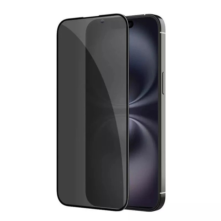 محافظ حریم شخصی صفحه نمایش گرین لاین مدل 3D Silicon Plus مناسب برای گوشی موبایل اپل iPhone 15 Pro