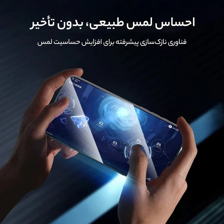 محافظ حریم شخصی صفحه نمایش گرین لاین مدل 3D Silicon Plus مناسب برای گوشی موبایل اپل iPhone 15 Pro