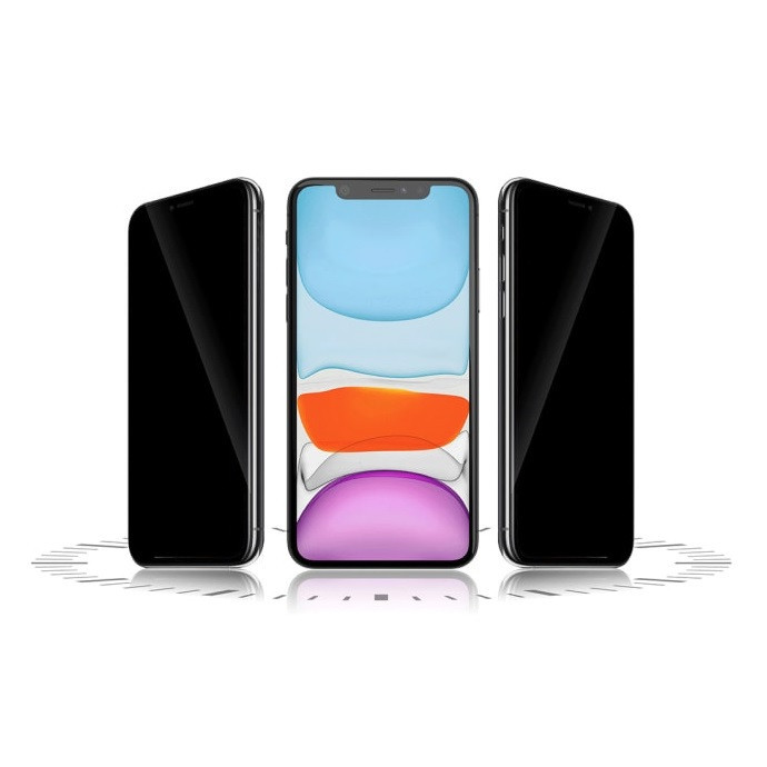 محافظ صفحه نمایش حریم شخصی بادیگارد مدل PIP مناسب برای گوشی موبایل اپل iPhone 11