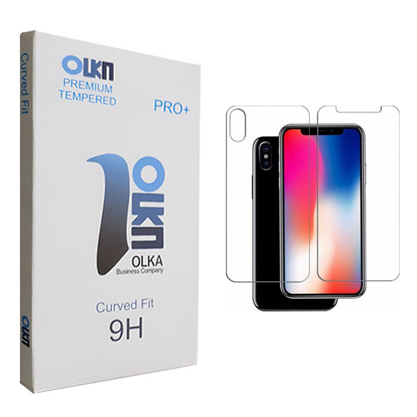 محافظ صفحه نمایش شیشه ای الکا مدل +PRO مناسب برای گوشی اپل آیفون X