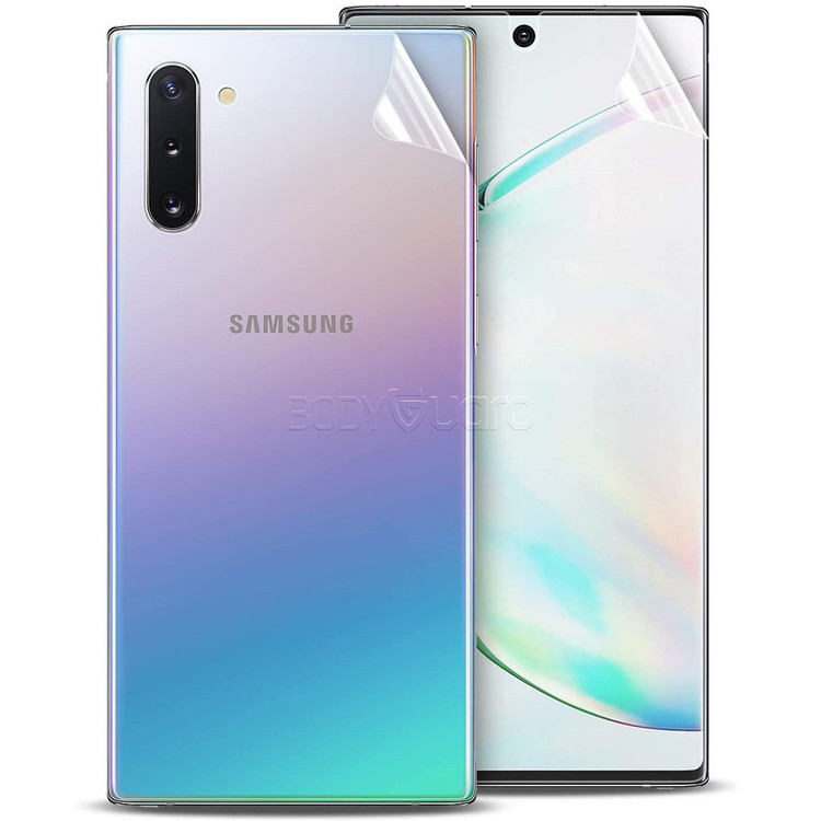 محافظ صفحه نمایش بادیگارد مدل HydroGel مناسب برای گوشی موبایل سامسونگ Galaxy Note 10 به همراه محافظ پشت گوشی