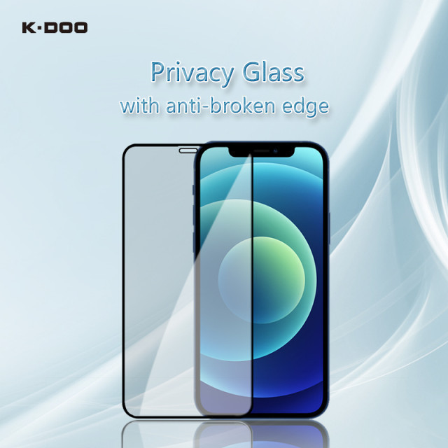 محافظ صفحه نمایش حریم شخصی کی-دوو مدل Privacy-Glass مناسب برای گوشی موبایل اپل Iphone 13 Pro Max