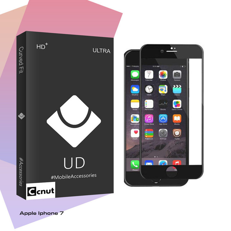 محافظ صفحه نمایش سرامیکی کوکونات مدل UD Black مناسب برای گوشی موبایل اپل Iphone 7