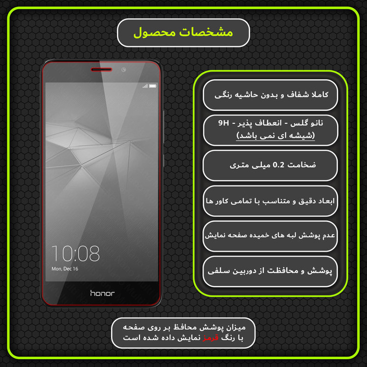 محافظ صفحه نمایش مولتی نانو مدل X-S1N مناسب برای گوشی موبایل هوآوی GT3