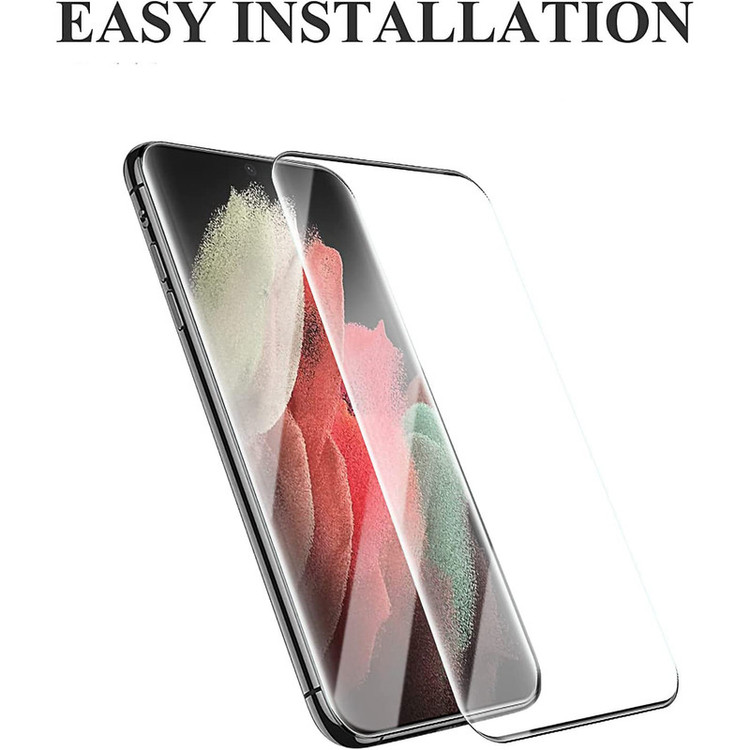 محافظ صفحه نمایش مدل Full-Glue مناسب برای گوشی موبایل سامسونگ Galaxy S21 Ultra