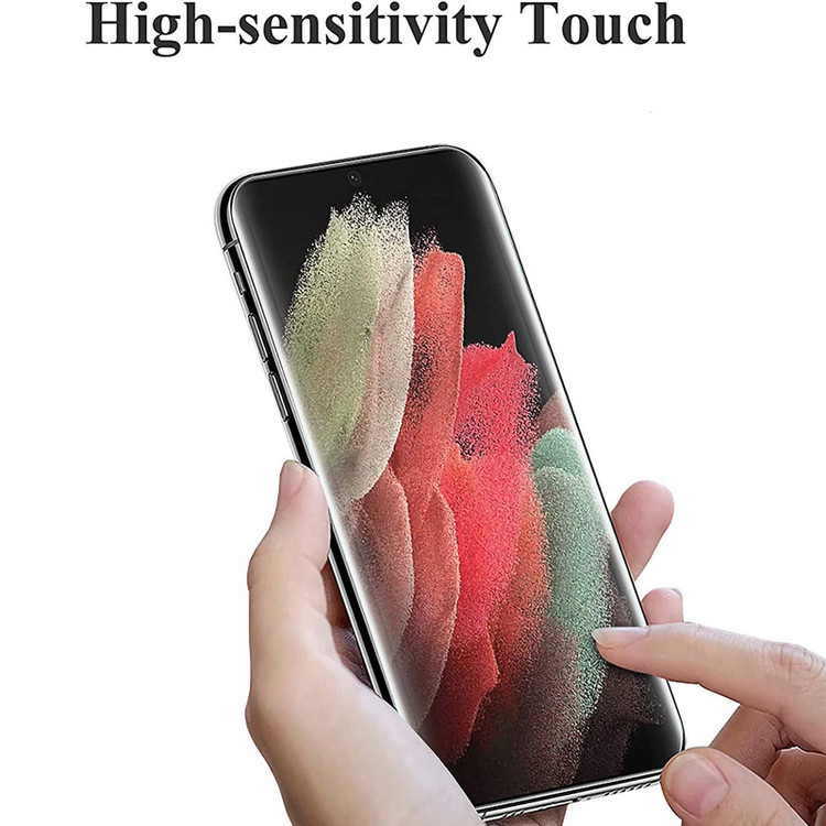 محافظ صفحه نمایش مدل Full-Glue مناسب برای گوشی موبایل سامسونگ Galaxy S21 Ultra