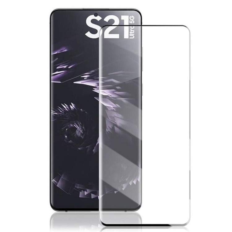 محافظ صفحه نمایش مدل Full-Glue مناسب برای گوشی موبایل سامسونگ Galaxy S21 Ultra