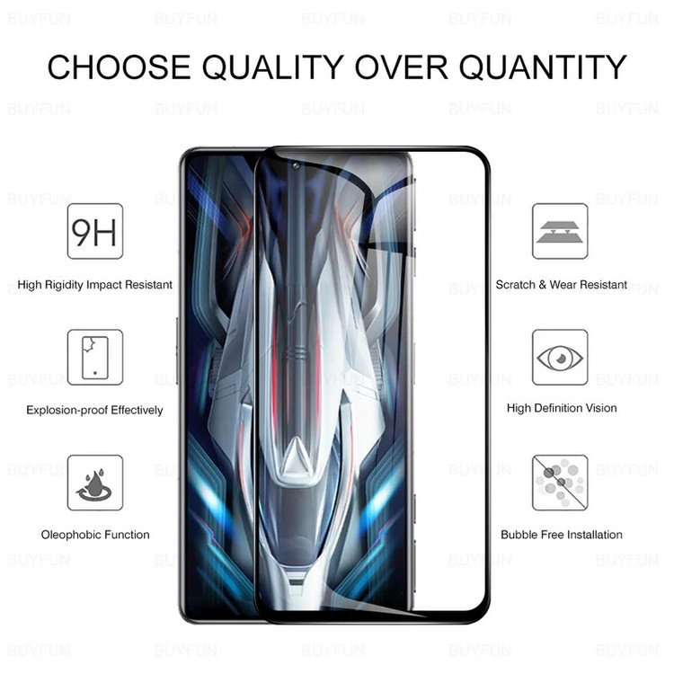 محافظ صفحه نمایش شیشه ای بادیگارد مدل FX مناسب برای گوشی موبایل شیائومی K50 Gaming / Poco F4 GT