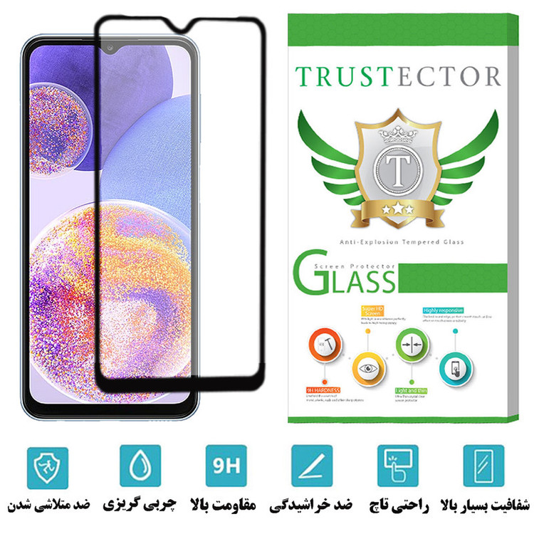 محافظ صفحه نمایش سرامیکی تراستکتور مدل CAB-Glass مناسب برای گوشی موبایل سامسونگ Galaxy A23 4G