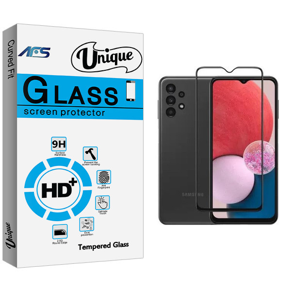 محافظ صفحه نمایش شیشه ای ای اف اس مدل Unique مناسب برای گوشی موبایل سامسونگ Galaxy A13 4G