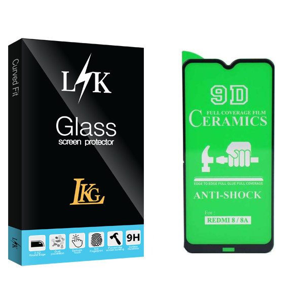 محافظ صفحه نمایش سرامیکی ال کا جی مدل LK Glass مناسب برای گوشی موبایل شیائومی REDMI 8/REDMI 8A