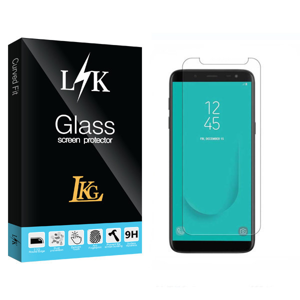 محافظ صفحه نمایش شیشه ای ال کا جی مدل LK Glass مناسب برای گوشی موبایل سامسونگ Galaxy J6 Plus