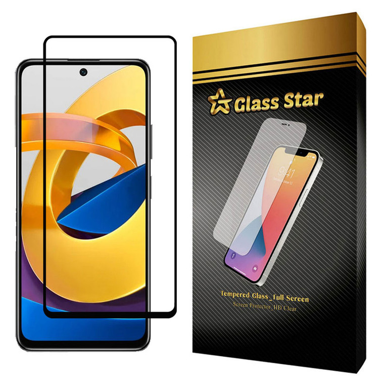 محافظ صفحه نمایش گلس استار مدل FULL GLASS مناسب برای گوشی موبایل شیائومی Poco M4 Pro 5G