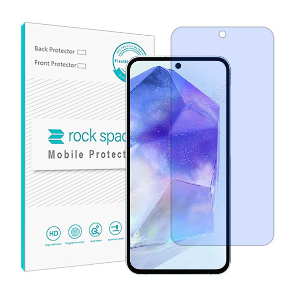 محافظ صفحه نمایش آنتی بلو راک اسپیس مدل HyBLU مناسب برای گوشی موبایل سامسونگ Galaxy A55