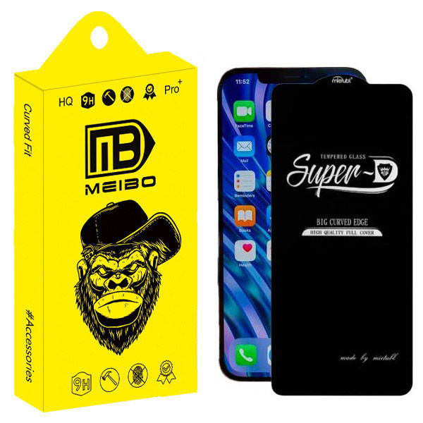 محافظ صفحه نمایش میبو مدل super d gla مناسب برای گوشی موبایل اپل iphone 13 / 13 pro