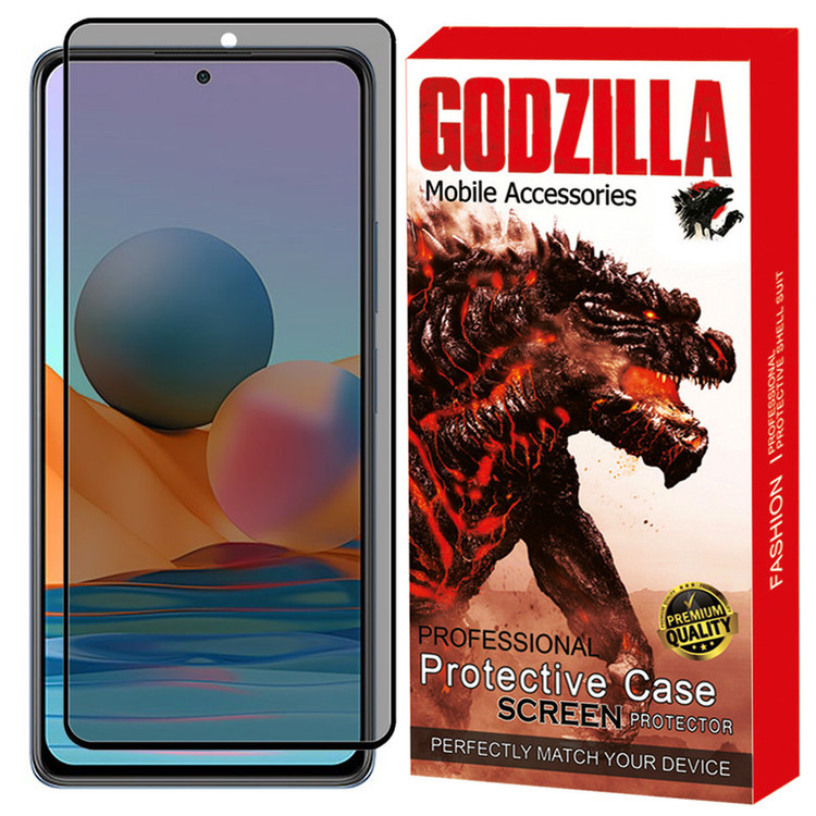 محافظ صفحه نمایش حریم شخصی گودزیلا مدل GGPP-Note105G مناسب برای گوشی موبایل شیائومی Redmi Note 10 5G