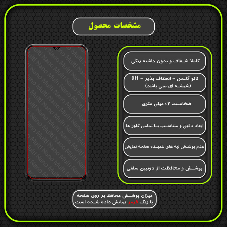 محافظ صفحه نمایش مولتی نانو مدل X-S1N مناسب برای گوشی موبایل اینفینیکس Smart 5