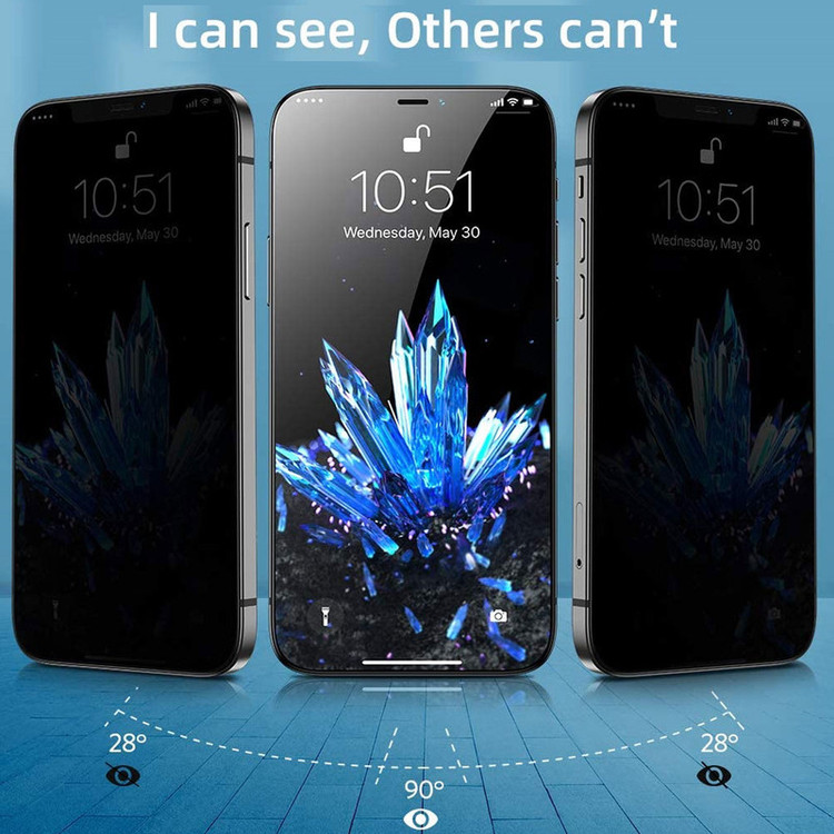 محافظ صفحه نمایش حریم شخصی مدل PRV مناسب برای گوشی موبایل اپل iPhone 12 Pro Max