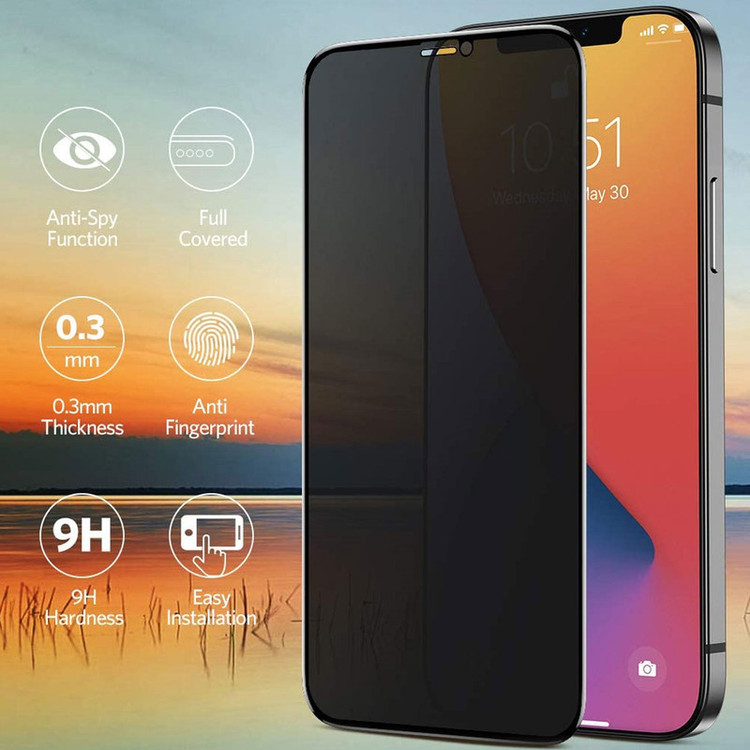 محافظ صفحه نمایش حریم شخصی مدل PRV مناسب برای گوشی موبایل اپل iPhone 12 Pro Max
