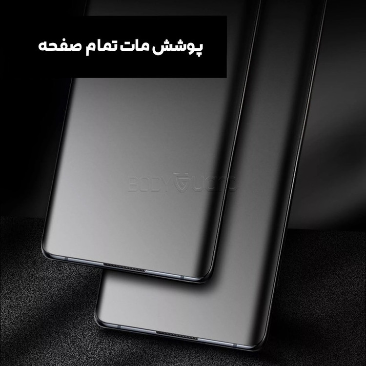 محافظ صفحه نمایش مات بادیگارد مدل HydroGel مناسب برای گوشی موبایل سامسونگ Galaxy Note 10 Plus به همراه محافظ پشت