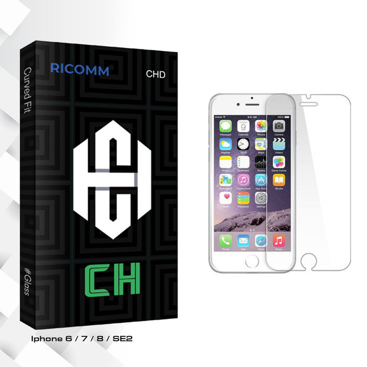 محافظ صفحه نمایش ریکام مدل CH glass مناسب برای گوشی موبایل اپل Iphone 6/7/8/SE2