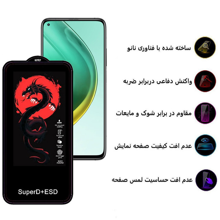 محافظ صفحه نمایش اپیکوی مدل Dragon ESD مناسب برای گوشی موبایل شیائومی Mi 10T Pro / Mi 10T