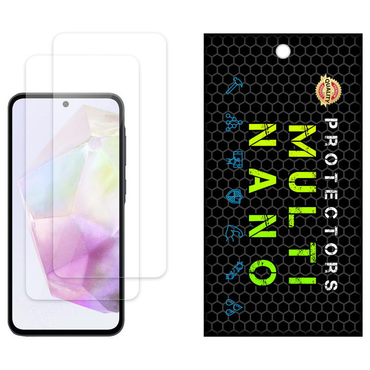 محافظ صفحه نمایش مولتی نانو مدل X-S2N مناسب برای گوشی موبایل سامسونگ Galaxy A35 بسته دو عددی