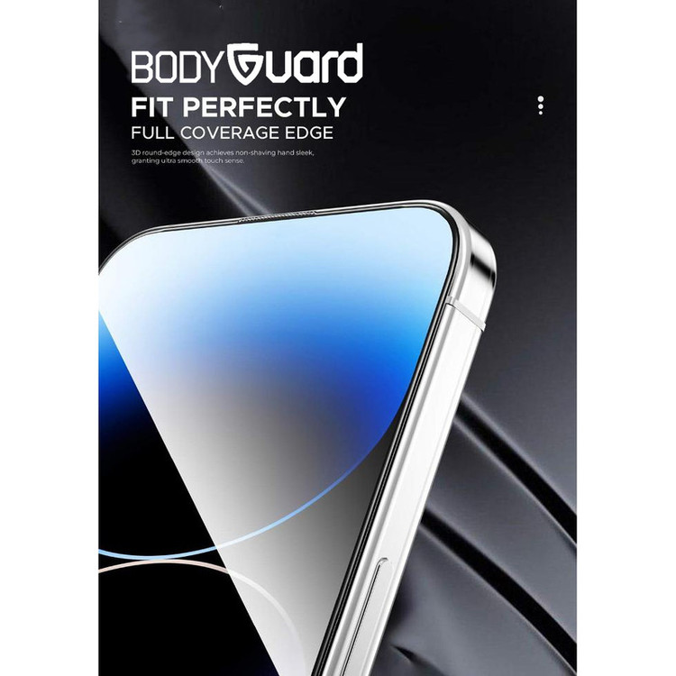 محافظ صفحه نمایش بادیگارد مدل HighGss مناسب برای گوشی موبایل اپل iPhone 15 Pro Max به همراه محافظ پشت گوشی