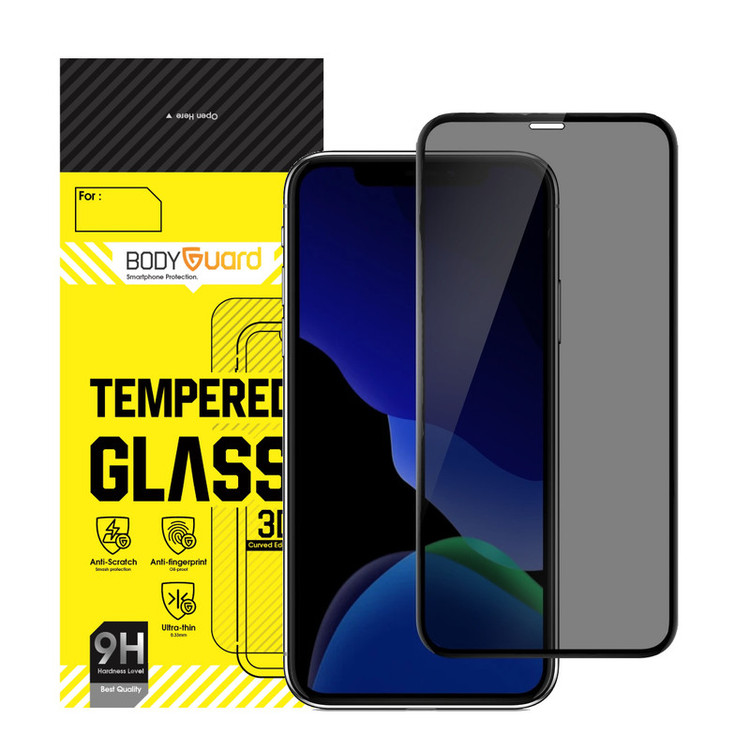 محافظ صفحه نمایش حریم شخصی بادیگارد مدل PIP مناسب برای گوشی موبایل اپل iPhone XR
