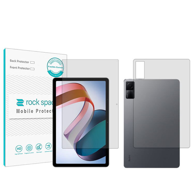 محافظ صفحه نمایش شفاف راک اسپیس مدل Hygel مناسب برای تبلت شیائومی Redmi Pad به همراه محافظ پشت تبلت