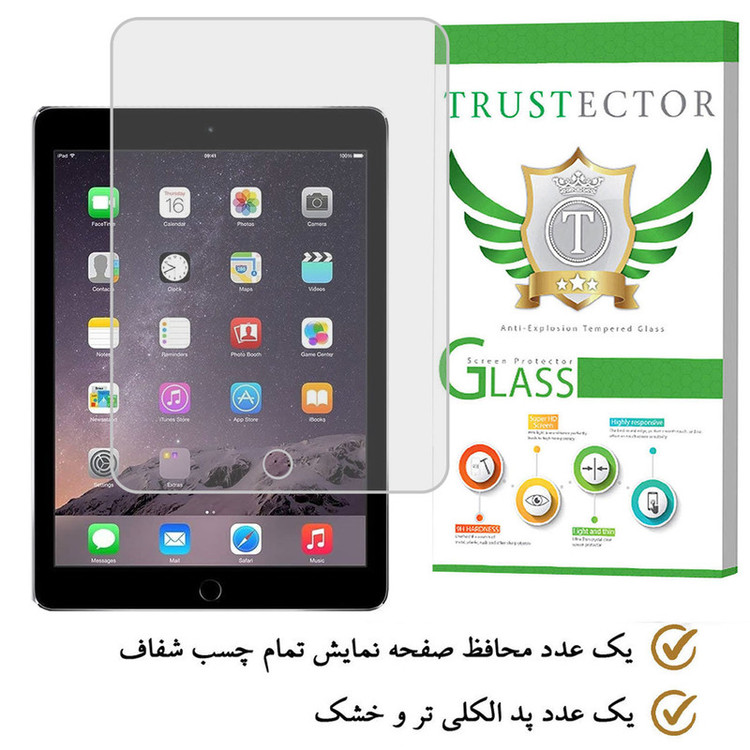 محافظ صفحه نمایش تراستکتور مدل TS2TA مناسب برای تبلت اپل iPad 2 Wi-Fi Plus 3G
